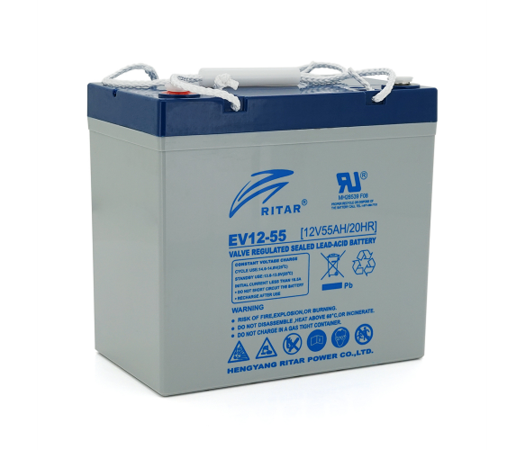 Тяговий акумулятор RITAR EV12-55 12V 55Ah M5 (1866638939)